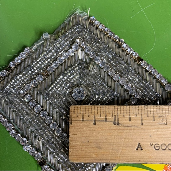 Rhinestone Fabric Remnant - Picture 5 of 7